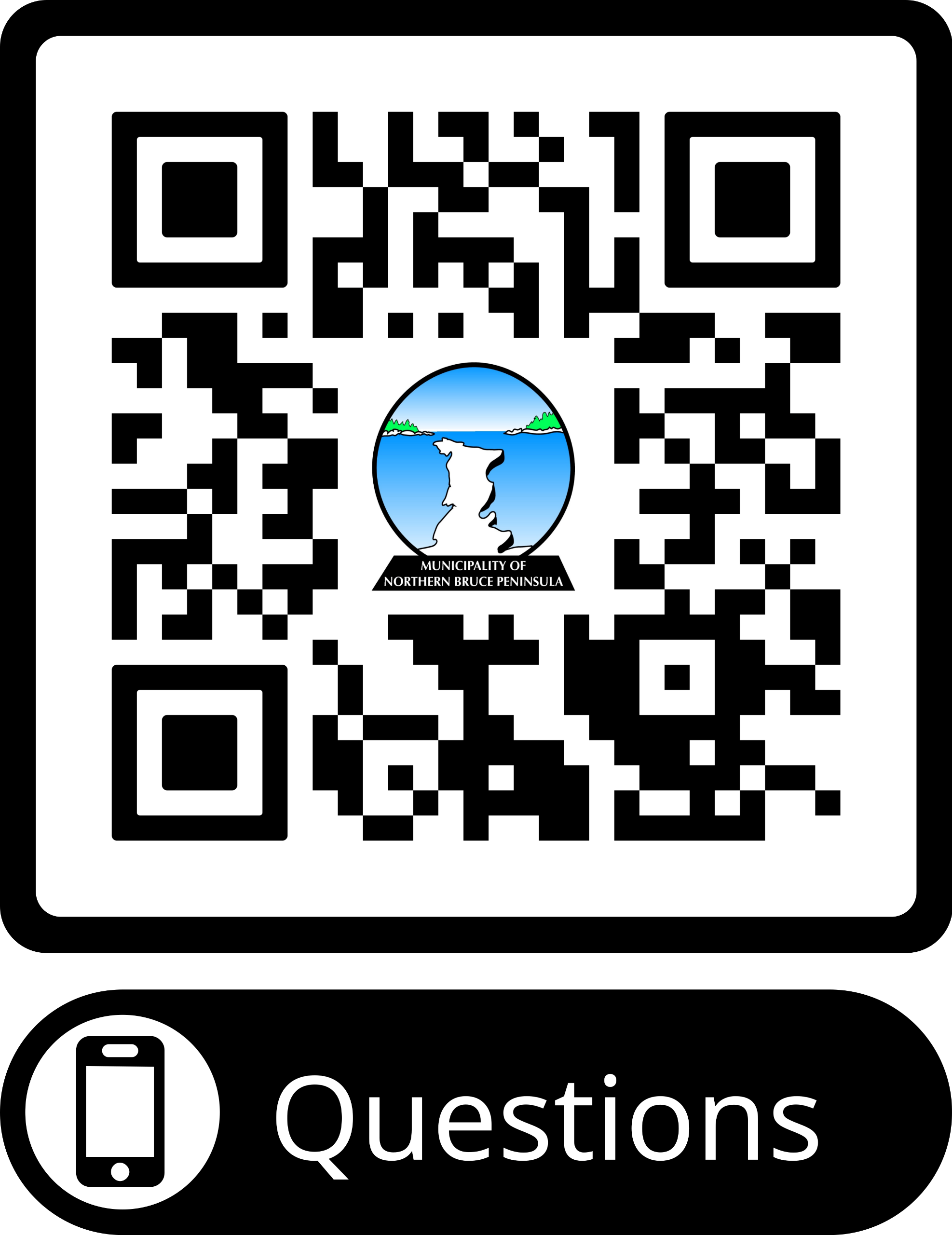 QR Code to access form to submit questions